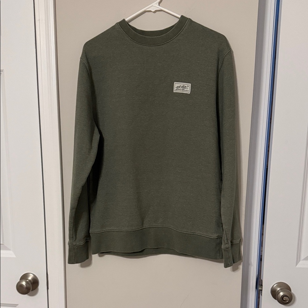 Eddie Bauer Forest Green Crewneck Sweater